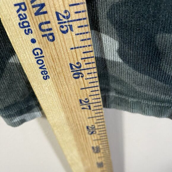 Pilcro and the Letterpress High Rise Skinny Camo Green Corduroy Pants Womens 30 - Picture 12 of 14